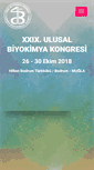Mobile Screenshot of biyokimyakongresi.org